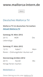 Mobile Screenshot of mallorca-intern.de